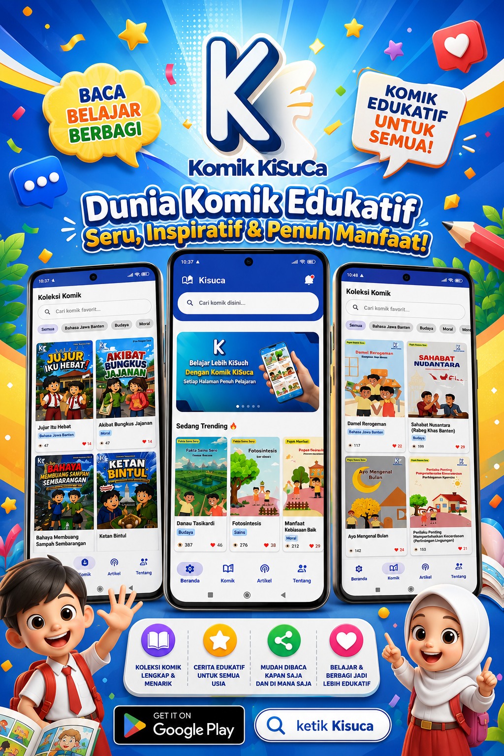 Inovasi Komik Pembelajaran Digital KISUCA